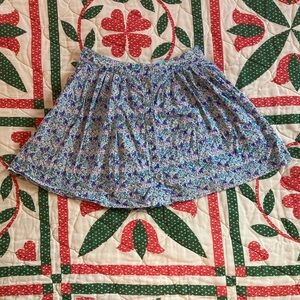 Free people floral mini skirt